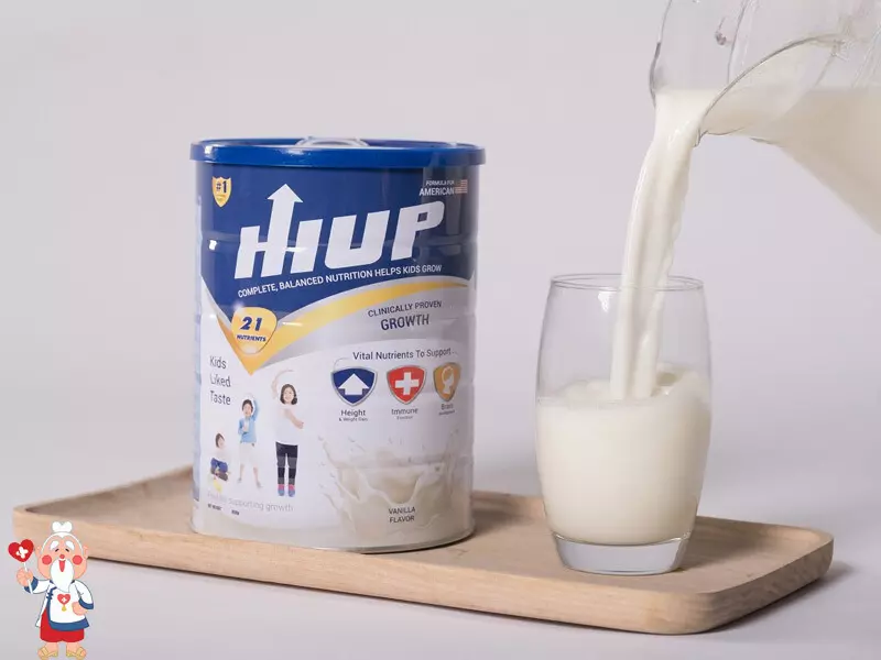 Sữa HIUP tăng chiều cao cho trẻ