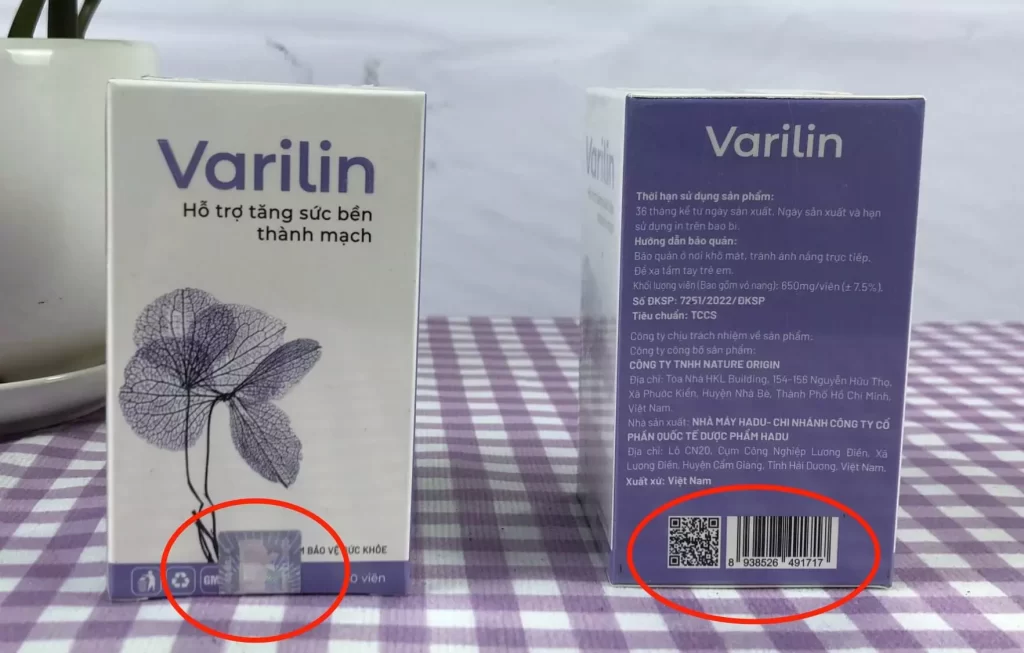 Công dụng thuốc Varilin