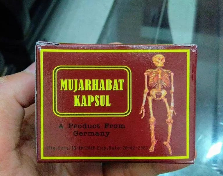 Thuốc khớp của Malaysia Mujarhabat Kapsul