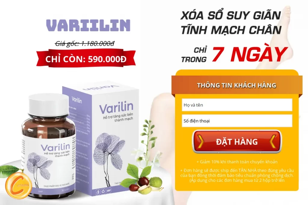 Varilin review viên uống suy giãn tĩnh mạch