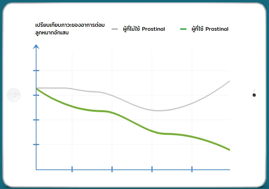 PROSTINAL ช่วยให้คุณอยู่ห่างจากภาวะต่อมลูกหมากอักเสบ