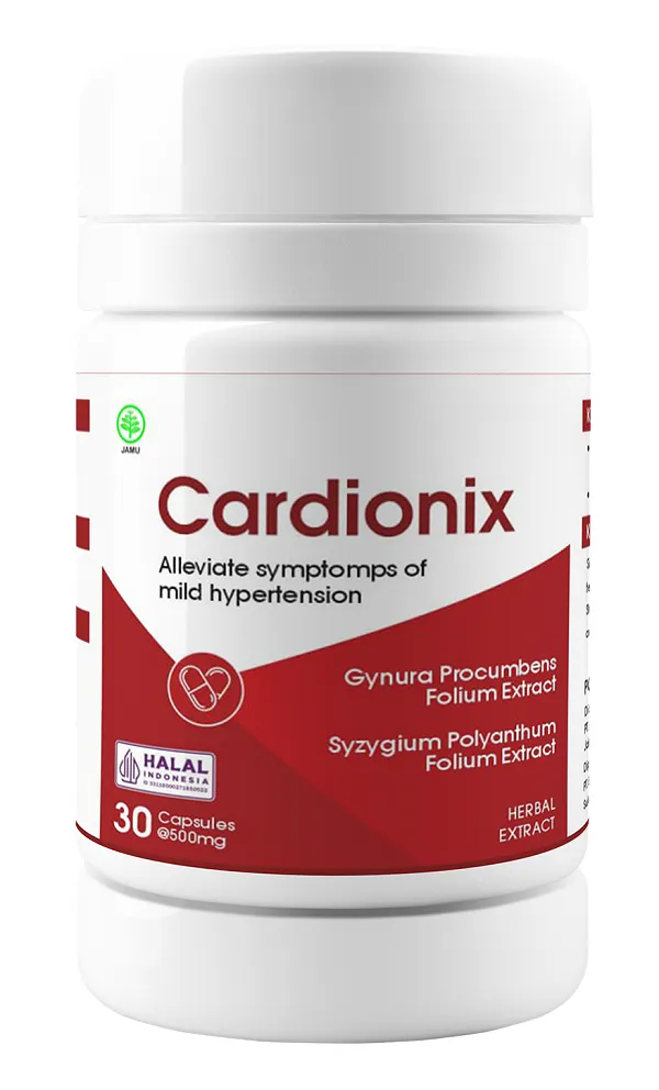 Cardionix: Suplemen Herbal Atasi Hipertensi & Jantung Sehat